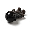 Natural Silver Obsidian Pendants G-D471-06-3