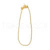 Rack Plating Brass Box Chain Bracelet Making KK-M285-04G-1