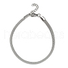 Tarnish Resistant Stainless Steel Network Chains/Mesh Bracelets Bracelets BJEW-I274-13S-3