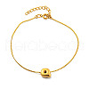 304 Stainless Steel Serpentine Chain Bracelets BJEW-H608-01G-Q-2