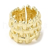 Brass Open Cuff Rings RJEW-Q78-27G-2
