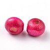 Dyed Natural Wood Beads WOOD-Q006-6mm-11-LF-1