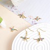 6Pcs 6 Style Rack Plating Brass Micro Pave Colorful Cubic Zirconia Pendants ZIRC-SZ0004-85-4