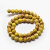 Natural Imperial Jasper Beads Strands G-I122-8mm-03-3