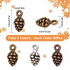 SUNNYCLUE 90Pcs 3 Colors Tibetan Style Alloy Pendants FIND-SC0004-52-2