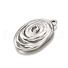 304 Stainless Steel Pendants STAS-M116-18P-2
