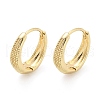 Textured Brass Hoop Earrings EJEW-Z102-20G-4