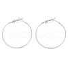 Non-Tarnish 304 Stainless Steel Hoop Earrings STAS-K288-01P-1