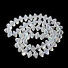 Electroplate Glass Beads Strands EGLA-G038-01A-HR03-2