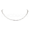 304 Stainless Steel Cross Link Chain Necklaces for Women NJEW-JN05118-02-2