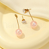 Stainless Steel Dangle Stud Earrings WX9463-3