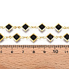 Brass Rhombus Link Chains CHC-N023-08F-G-3