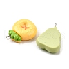Opaque Resin Pendants CRES-D313-04P-2