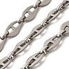304 Stainless Steel Nuggets Link Chains CHS-C016-32P-1