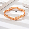 Middle Eastern Style Leaf Brass Bangles for Women QP3083-6