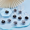 DICOSMETIC 50Pcs Octagonal Transparent Plastic Ring Boxes OBOX-DC0001-02B-4