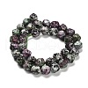 Dyed Natural Sesame Jasper Beads Strands G-G203-08E-2
