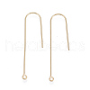 Brass Earring Hooks KK-N231-53-NF-1