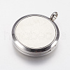 316 Surgical Stainless Steel Diffuser Locket Pendants STAS-J021-07-2