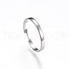 Tarnish Resistant Adjustable 304 Stainless Steel Finger Ring Settings MAK-R012-10-1