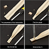 Alloy Bag Zipper Cord End PALLOY-BC0001-03-6