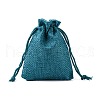 Burlap Packing Pouches Drawstring Bags ABAG-Q050-7x9-17-3