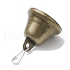 Iron Bell Pendants HJEW-JM01987-4