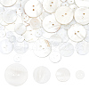 70Pcs 4 Styles 2-Hole Freshwater Shell Buttons BUTT-FG0001-16-1