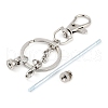 Metal Beadable Keychains KEYC-D288-02P-4