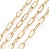 Soldered Brass Paperclip Chains CHC-G005-06G-01-1