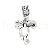 Rack Plating Brass European Dangle Charms KK-R200-10AS-1