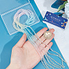 SUNNYCLUE 10 Strands Transparent Gradient Color Glass Beads Strands GLAA-SC0002-04A-3