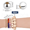   50Pcs 925 Sterling Silver Beads STER-PH0002-17-2