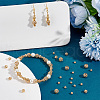   60Pcs 3 Style Brass Hollow Beads KK-PH0009-25-5