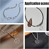 Unicraftale 10Pcs 304 Stainless Steel Sigil of Lilith Pendants STAS-UN0028-57-7