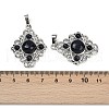 Synthetic Blue Goldstone Pendants G-Z077-01P-14-3