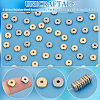 Unicraftale 100Pcs 2 Colors Stainless Steel Spacer Beads STAS-UN0059-46-4