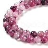 Natural Cherry Blossom Agate Beads Strands G-B076-A02-01-4