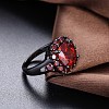 Gorgeous Brass Cubic Zirconia Finger Rings RJEW-BB23263-6A-5