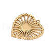 304 Stainless Steel Pendants STAS-S175-43F-G-2