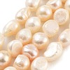 Natural Cultured Freshwater Pearl Beads Strands PEAR-P062-28E-2