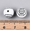 Handmade Polymer Clay Beads CLAY-N014-02B-09-3