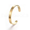 304 Stainless Steel Blank Cuff Bangles BJEW-E361-11G-6