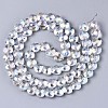 Electroplate Glass Beads Strands EGLA-S176-08A-A01-2