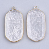 Natural Quartz Crystal Pendants G-S344-18E-2