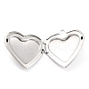 Non-Tarnish 316 Stainless Steel Locket Pendants STAS-L258-002P-3