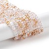 Glass Beads Strands EGLA-A034-M4mm-23-2