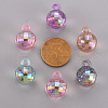 Transparent Acrylic Beads X-TACR-S154-44C-3