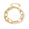 304 Stainless Steel Multi-strand Bracelets BJEW-C104-02G-2