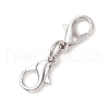 Zinc Alloy Lobster Claw Clasps HJEW-JM02871-4